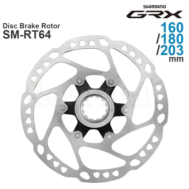 SHIMANO GRX 11-speed SM-RT64-центральный замок-ротор дискового тормоза-203/180/160 мм оригинальные