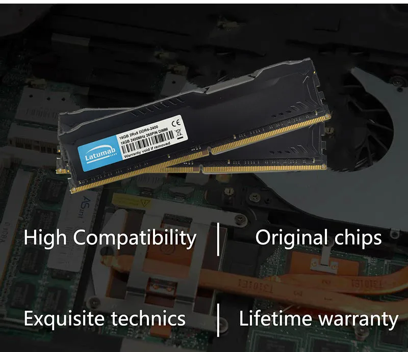 Оперативная память Latumab DDR4 16 ГБ 32 64 2400 МГц настольная Память DIMM поддержка