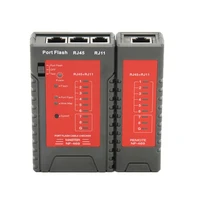 nf 469 network cable tester rj45 rj11 tester for ethernet lan cable landline phone wire testing tool