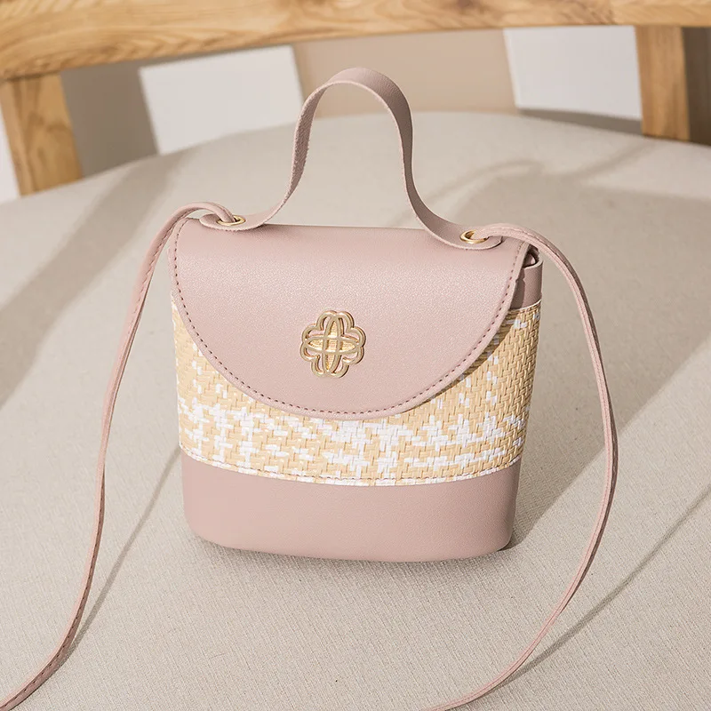 Миниатюрная сумка на плечо для женщин маленькие сумки через из искусственной