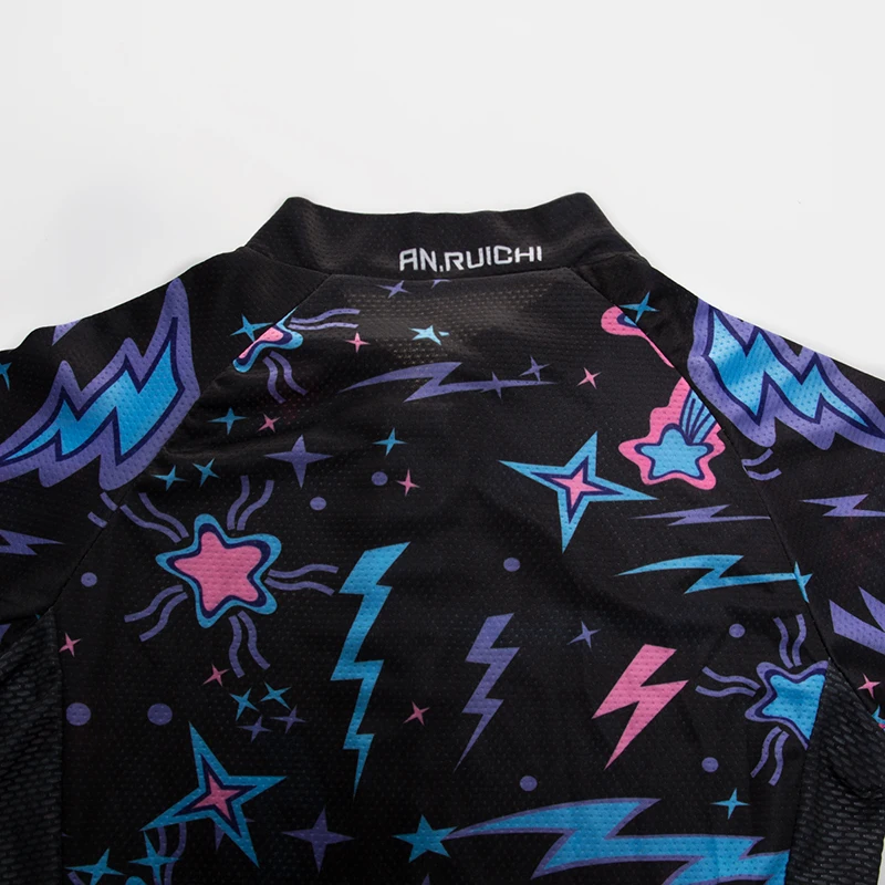 Женские велосипедные наборы с длинным рукавом быстросохнущие 3d-подушки принтом