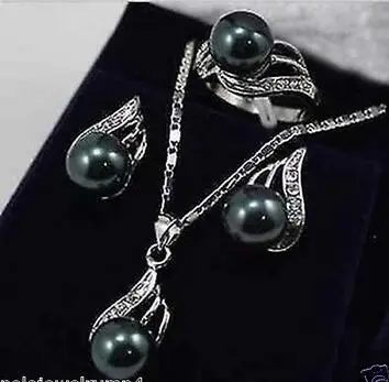 Бесплатная доставка &gt&gt&gt&gt&gt&gt ювелирные изделия 10 мм ожерелье и серьги с