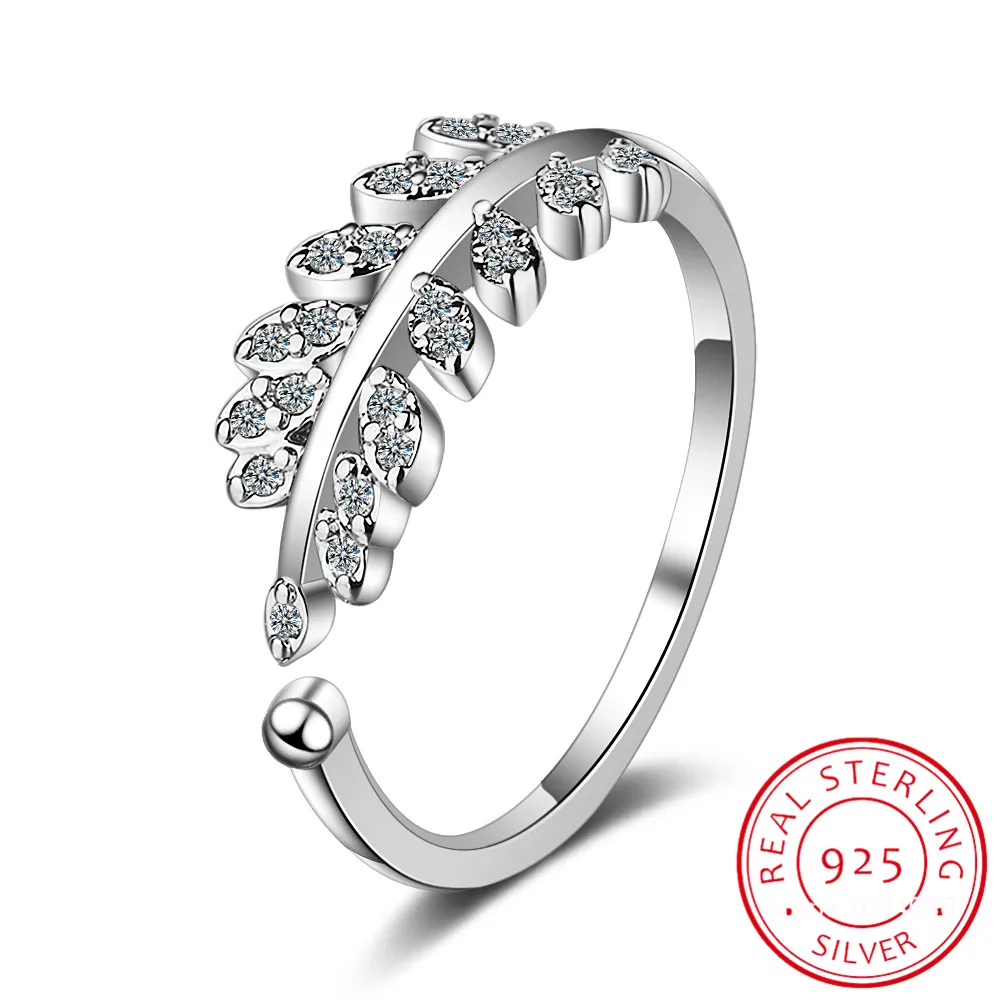 Женское Открытое кольцо с фианитом регулируемое ручного изготовления из