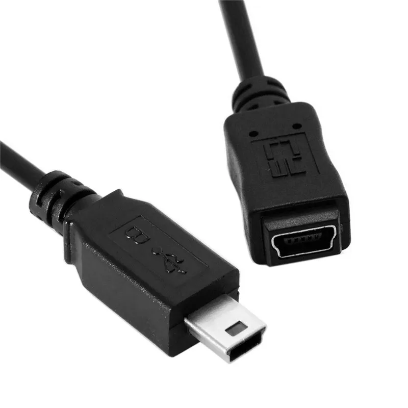 Mini USB B Typ 5pin macho a hembra Cable de extensión 25cm...