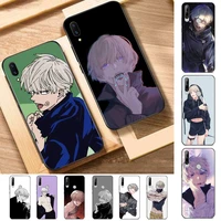 anime jujutsu kaisen inumaki toge phone case for huawei y 6 9 7 5 8s prime 2019 2018 enjoy 7 plus