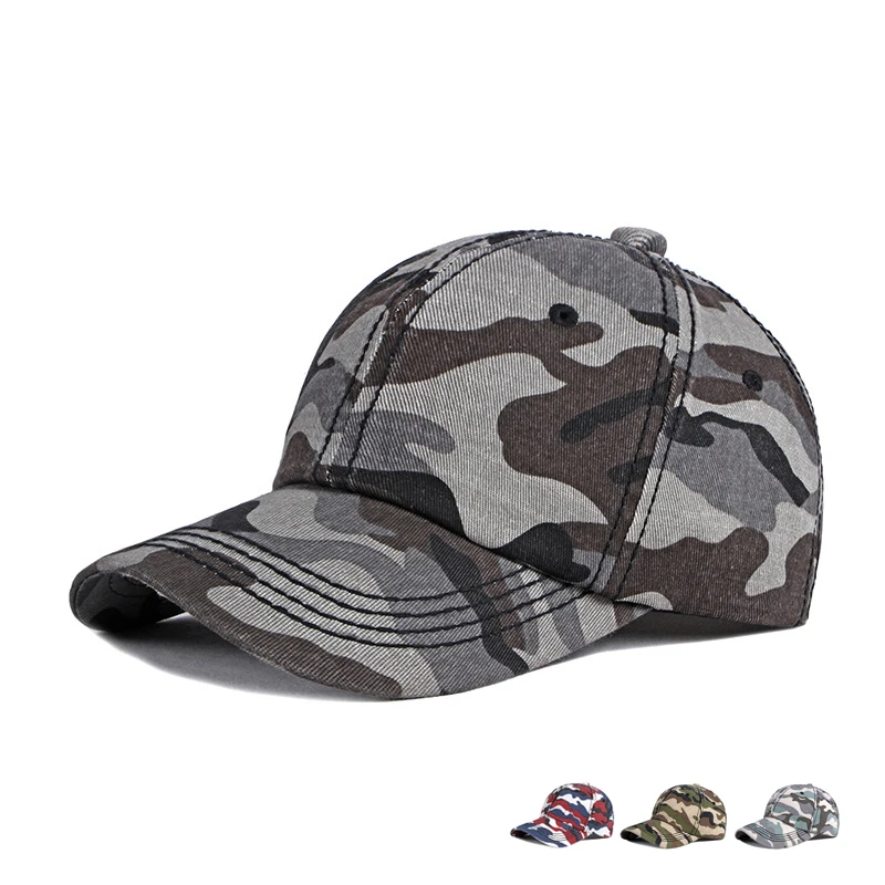 

2021 Hunting Camping Cappelli Camoufalge Baseball Caps Skateboard Gorra Beisbol Hombre Snapback Casquette Camo Golf Hats