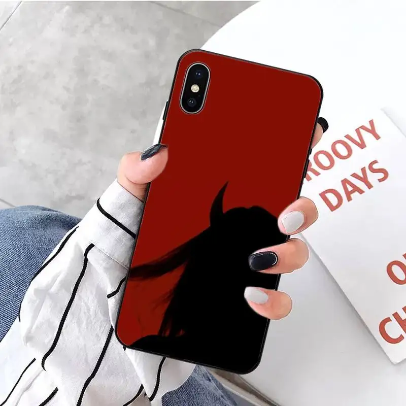 

Sexy Devil woman pattern high quality Anti-fall Phone Case shell For iphone 5 5s 5c se 6 6s 7 8 plus x xs xr 11 pro max