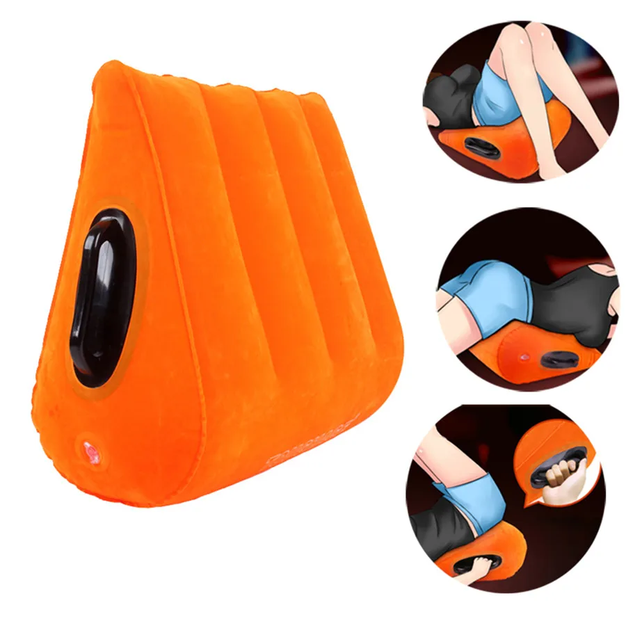 Подушка для интима TOUGHAGE надувная секс мебель треугольная Волшебная с