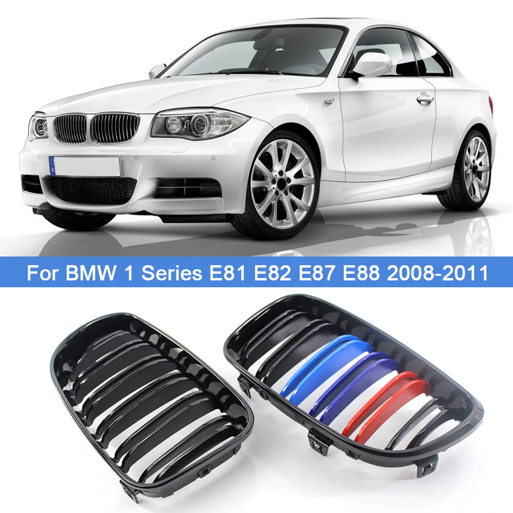 Решетки для переднего бампера автомобиля решетки раковины глянцевая черная