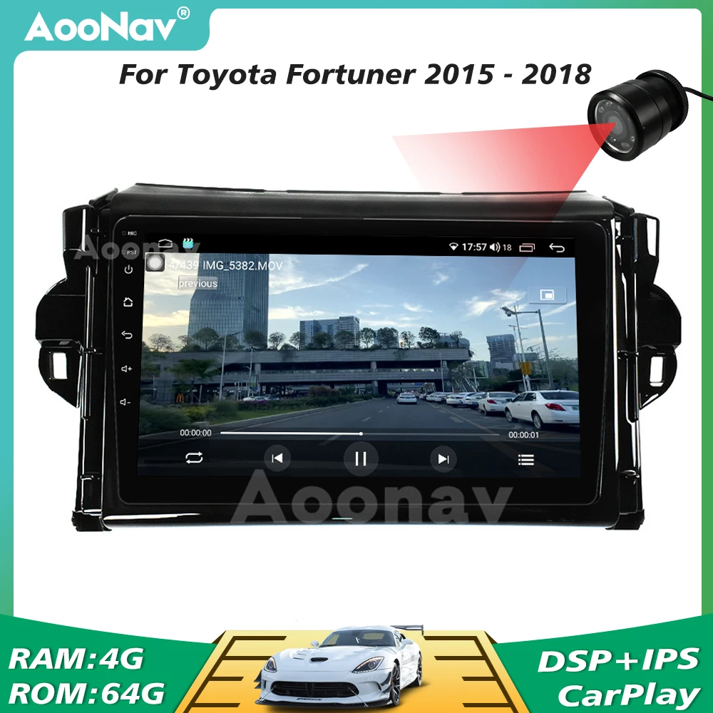 GPS навигация CC2L CC2 Plus Автомобильное видео для Toyota Fortuner 2 2015 2020 автомобильное радио