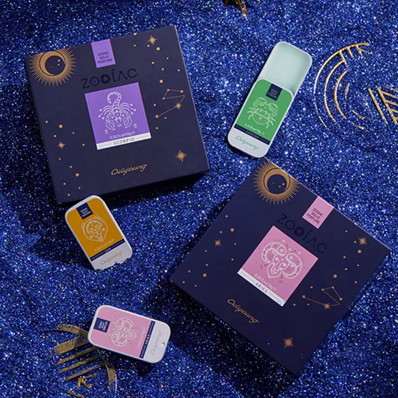 10 г двенадцати созвездий Xingchan бальзам Твердый дезодорант магический парфюм