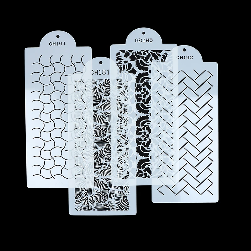 

Plastic Sugar Sieve Mold FondantMold Hollow Edge Decoration Template Baking Tool