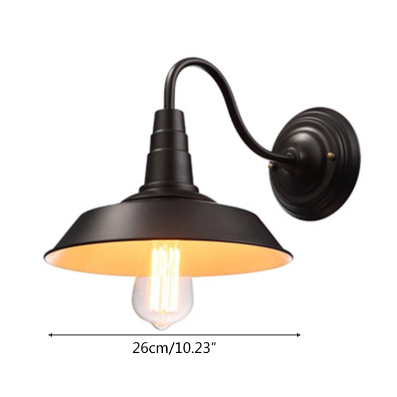 

Retro Industrial Wall Mount Lamp Outdoor Barn Garage Vintage Fixture Night Light Multipurpose Wall Sconce Creative Decor