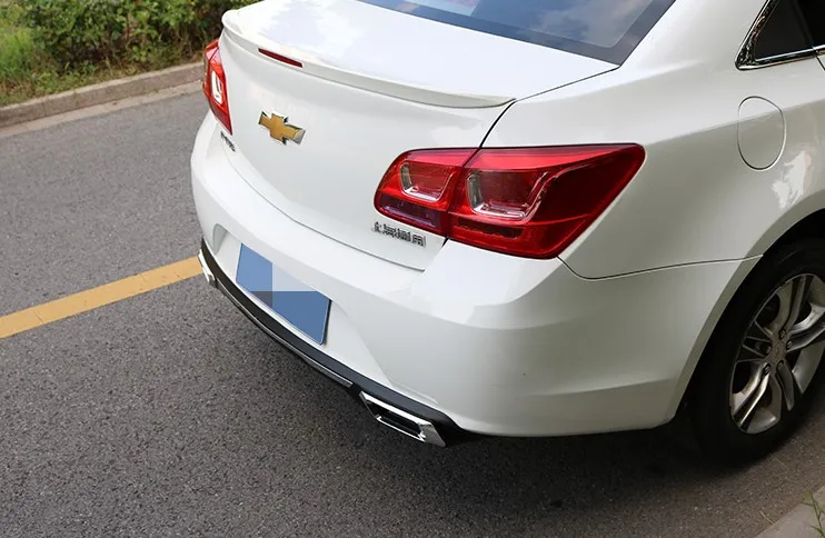 Для Cruze задний спойлер ABS бампер диффузор защитные бамперы для Chevrolet cruze после хром