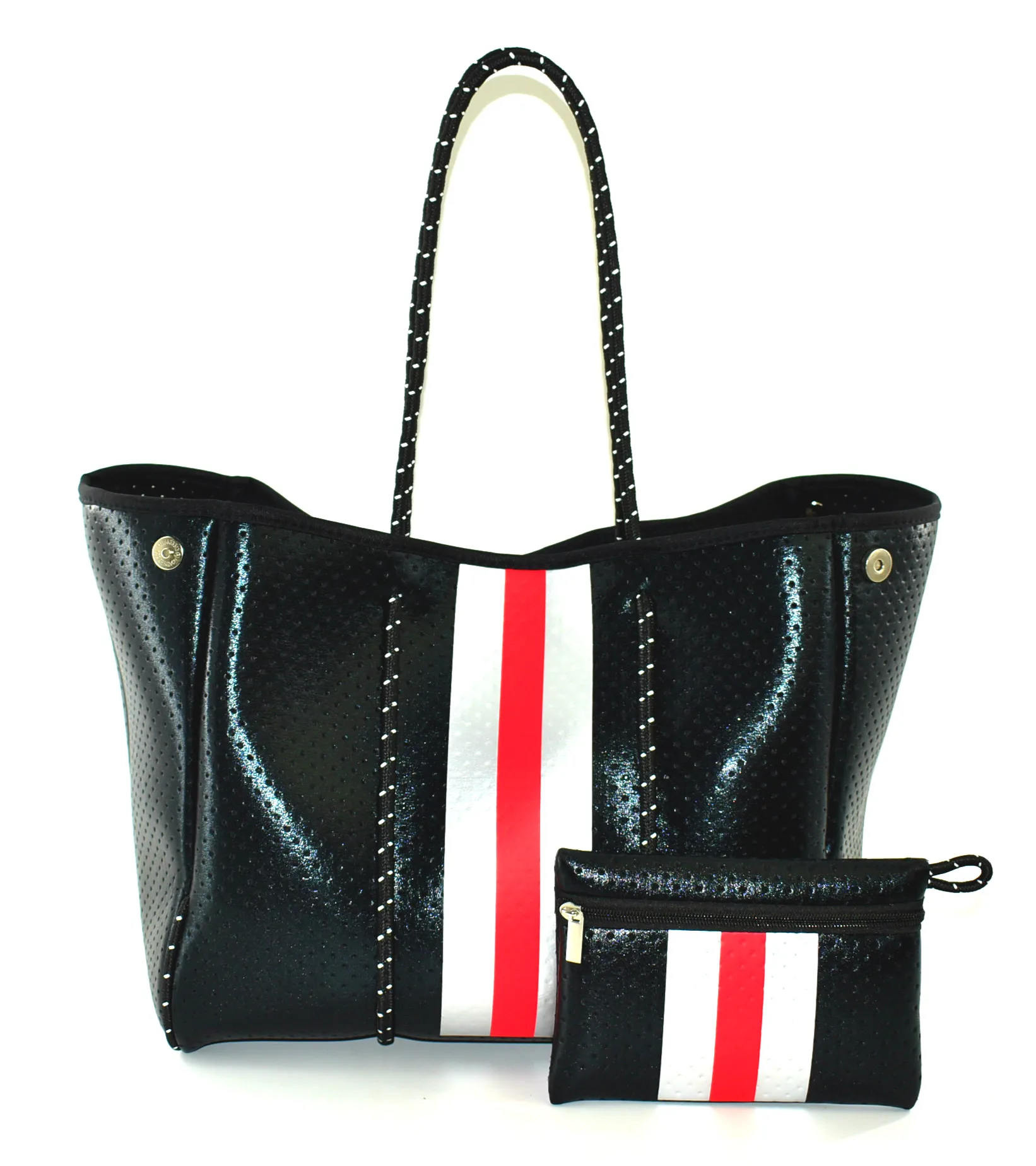 

Пляжная сумка, женские сумки-тоуты из перфорированного неопрена, неопреновая сумка с принтом, женские водонепроницаемые сумки от частного ...