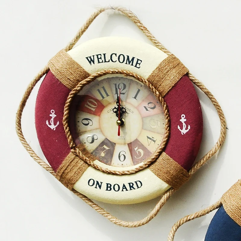 Настенные часы BB50W в винтажном стиле деревянные бесшумные комнатные украшения