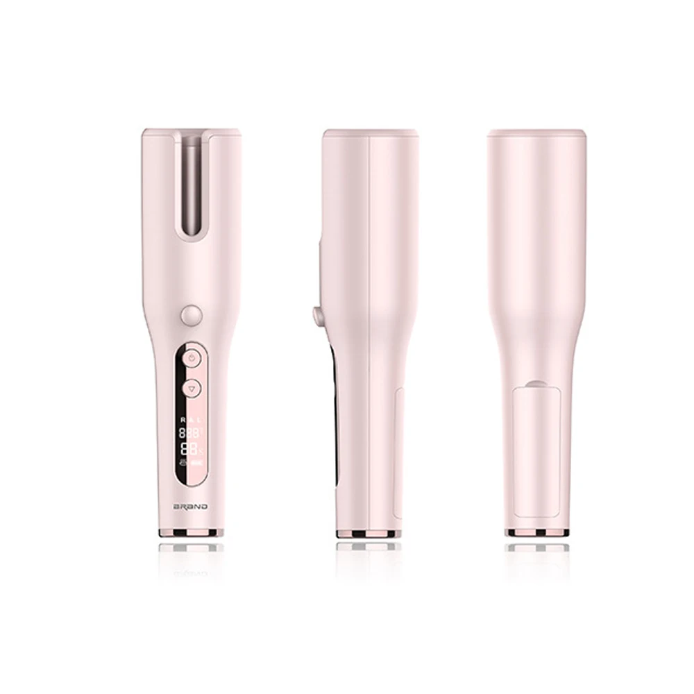 2019 Беспроводная Автоматическая Плойка для волос с ЖК-экраном заряжаемая