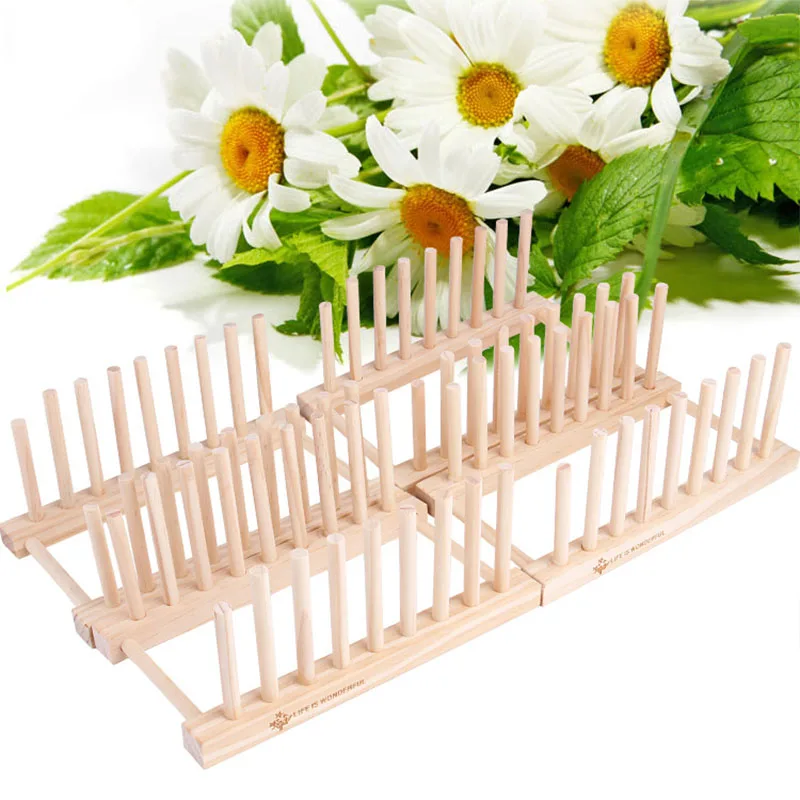 Многофункциональная деревянная полка для компакт-дисков полки хранения тарелок