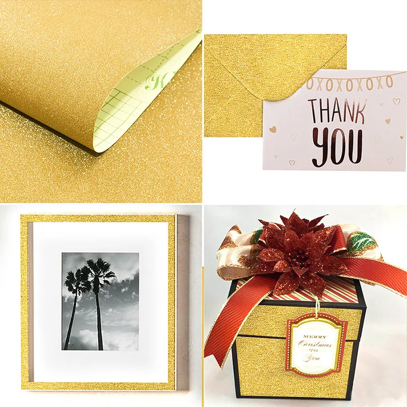 Блестящие самоклеящиеся обои в простом стиле для творчества ремесла дома