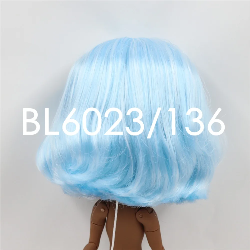 DBS blyth кукла ледяной парик rbl головы и купола ярко зеленые волосы синие для