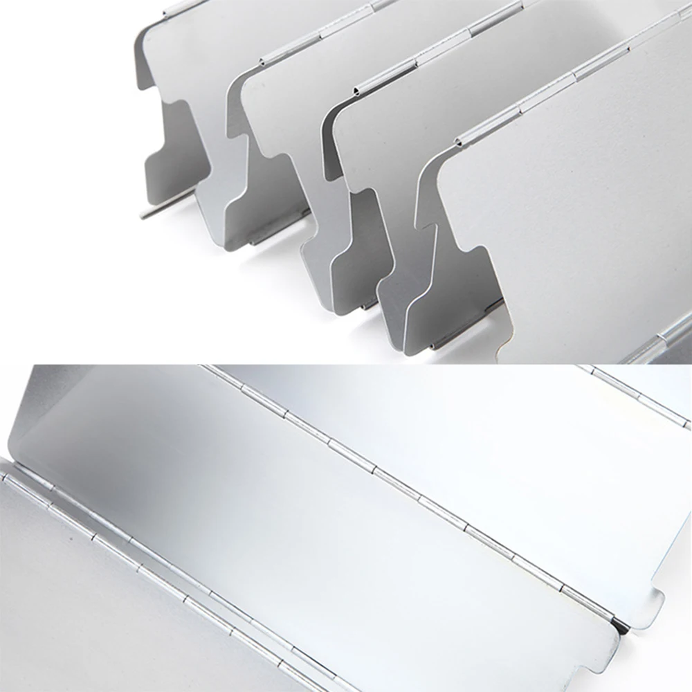 Ветровое стекло для плиты 10 тарелок отдыха на открытом воздухе газовая плита