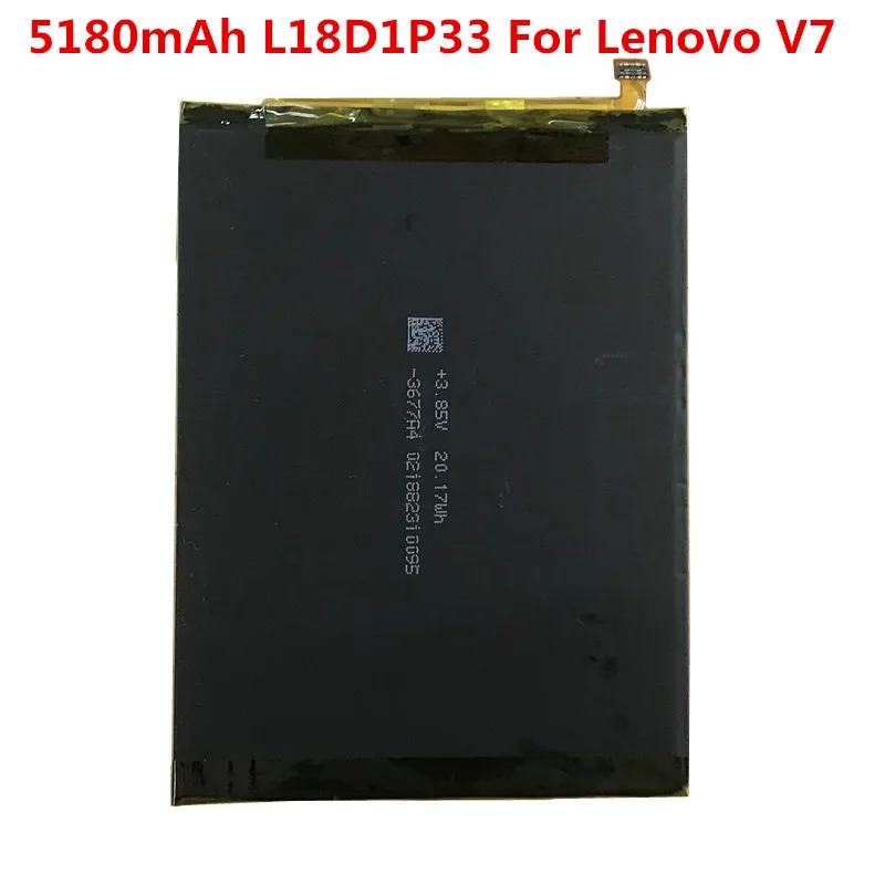

Original New 5180mAh L18D1P33 Battery For Lenovo V7 Rechargeable Li-ion Built-in Tablet Battery
