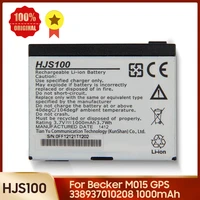 authentic replacement battery hjs100 for becker hjs100 hjs 100 m015 gps 338937010208 1000mah battery 3 7v tools