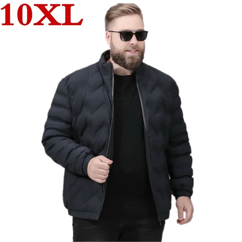 Новинка 2020 10XL 9XL размера плюс зимняя куртка для мужчин парка толстые куртки и