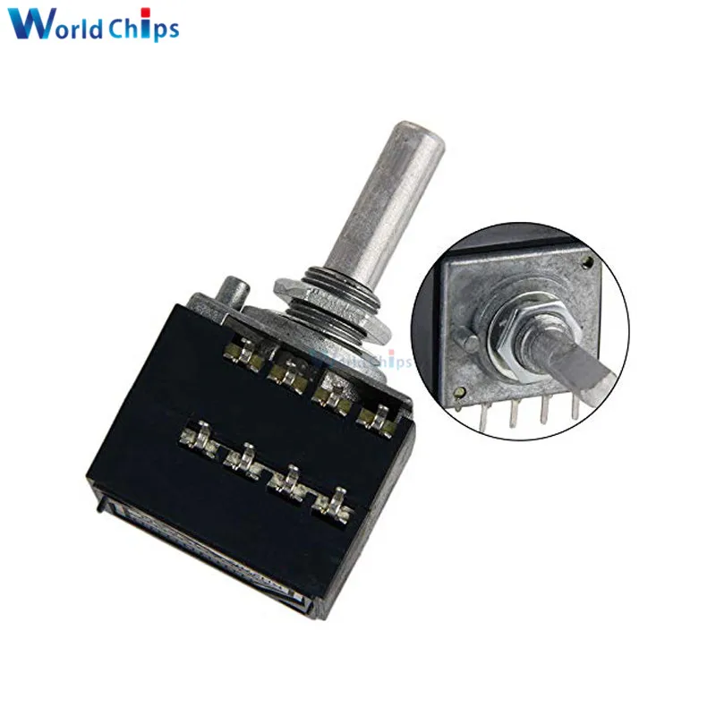 Diymore вращающийся Потенциометр 100K LOG ALPS RH2702 аудио регулятор громкости Pot стерео