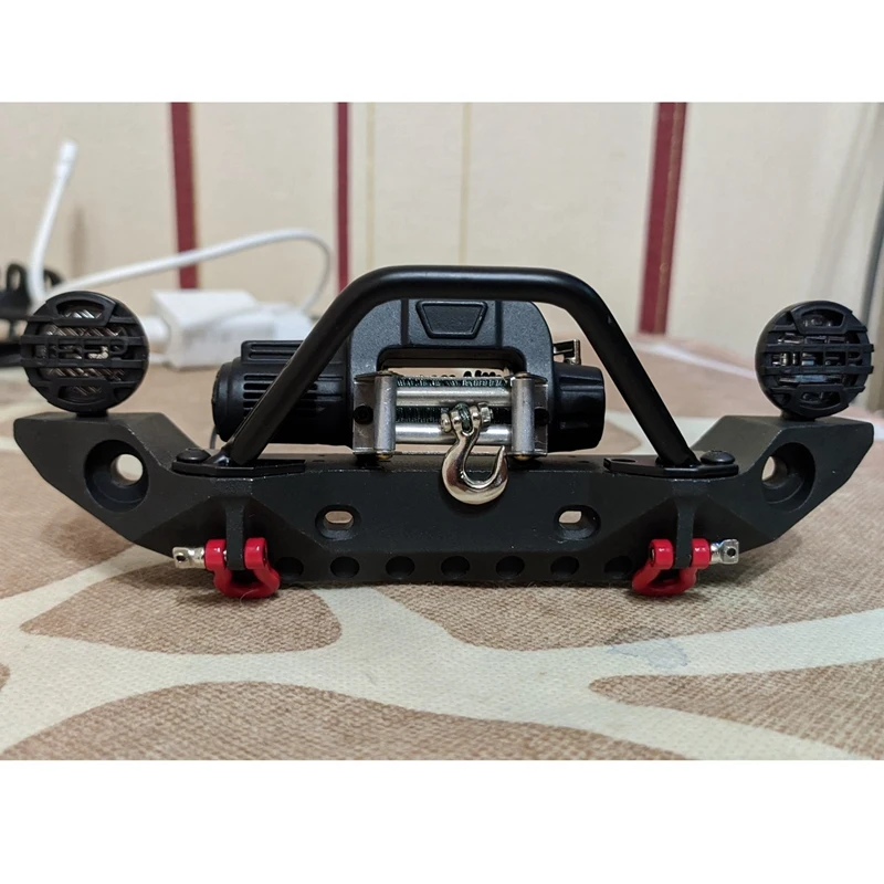 

Metal Automatic Winch Wireless Remote Controller System for 1/10 RC Crawler Car Axial SCX10 TRAXXAS TRX4 Upgrade Parts