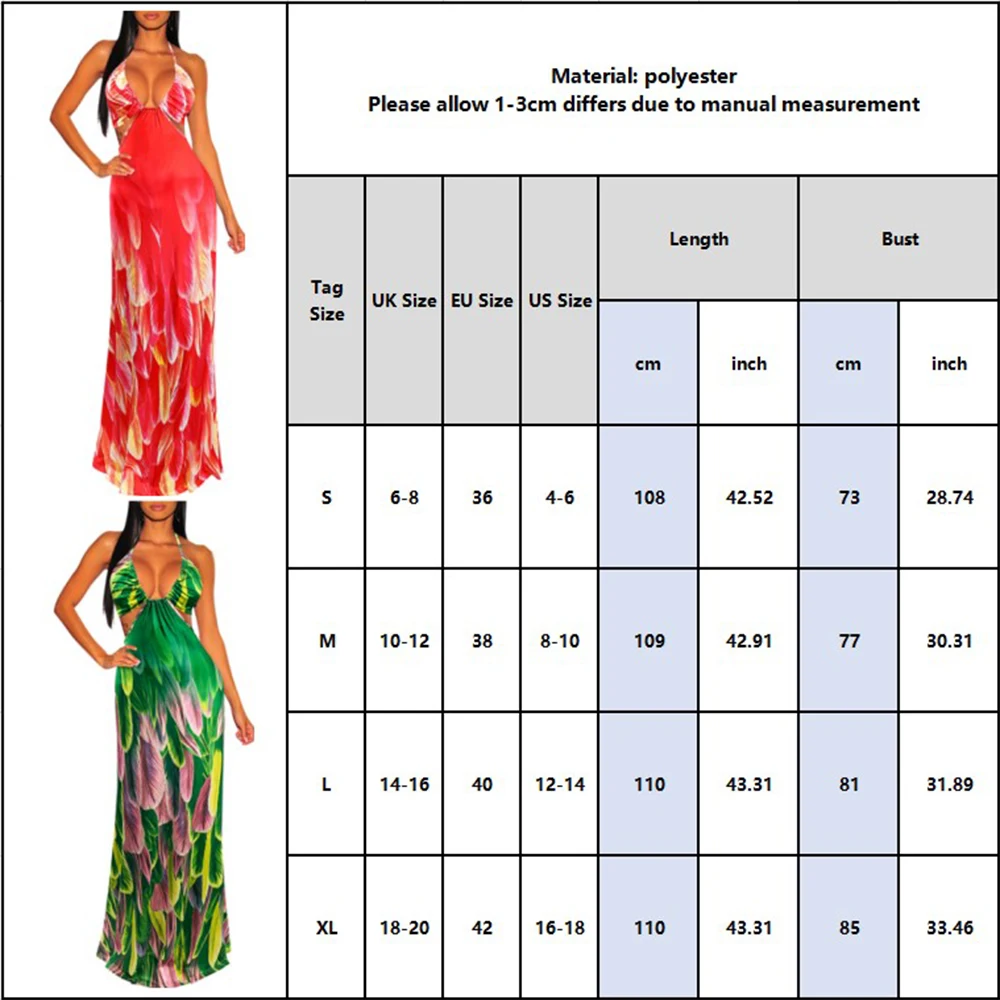 

Woman Sleeveless Bohemian Maxi Dress Fashion Sexy Spaghetti Strap Floral Print Long Dress Lady Holiday Party Beach Sundress D30