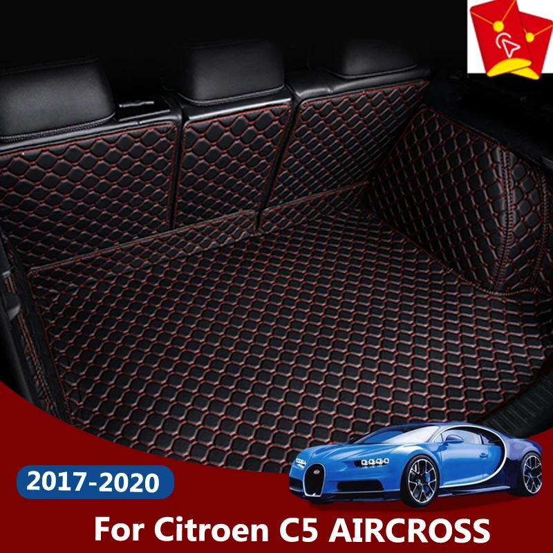 Кожаные Коврики для багажника Citroen C5 AIRCROSS 2017-2020 высокое качество под заказ |