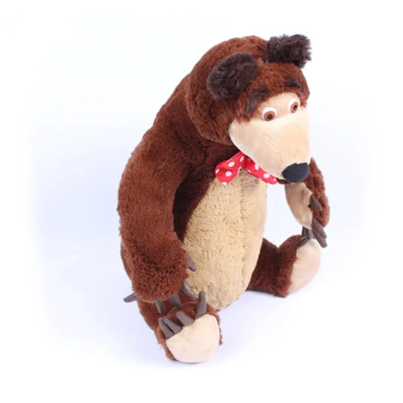 Милые Поющие Martha And Bear Мультяшные плюшевые игрушки мягкие подушки животных для