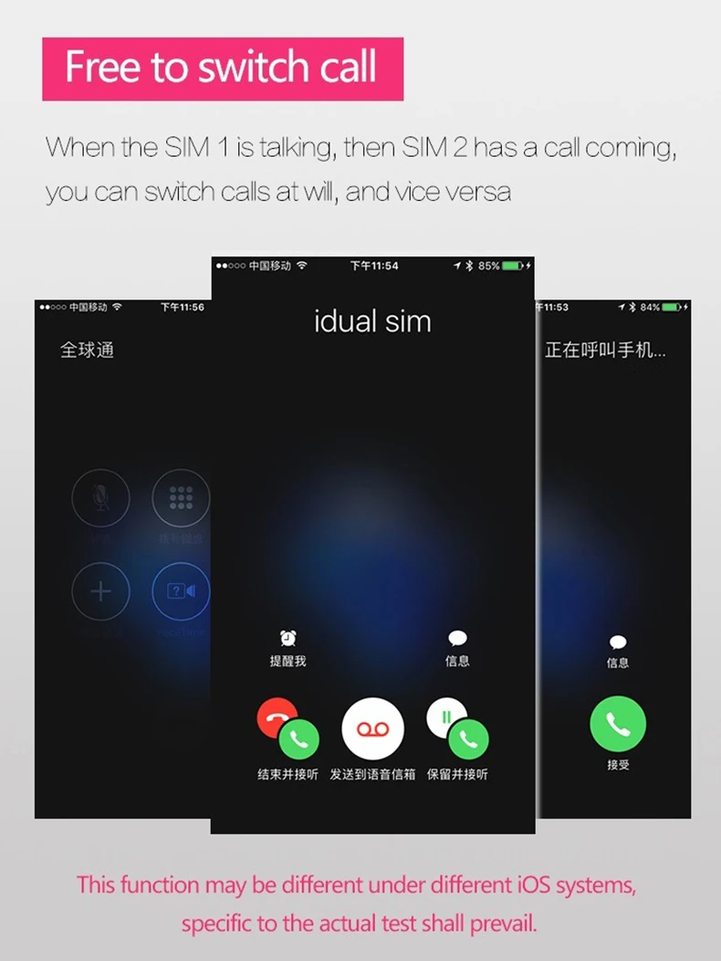 4,7 дюймовый адаптер с двумя sim-картами Bluetooth чехол для iPhone 6 6S 7 8 тонкий двойной резервный адаптер два активных держателя sim-карты