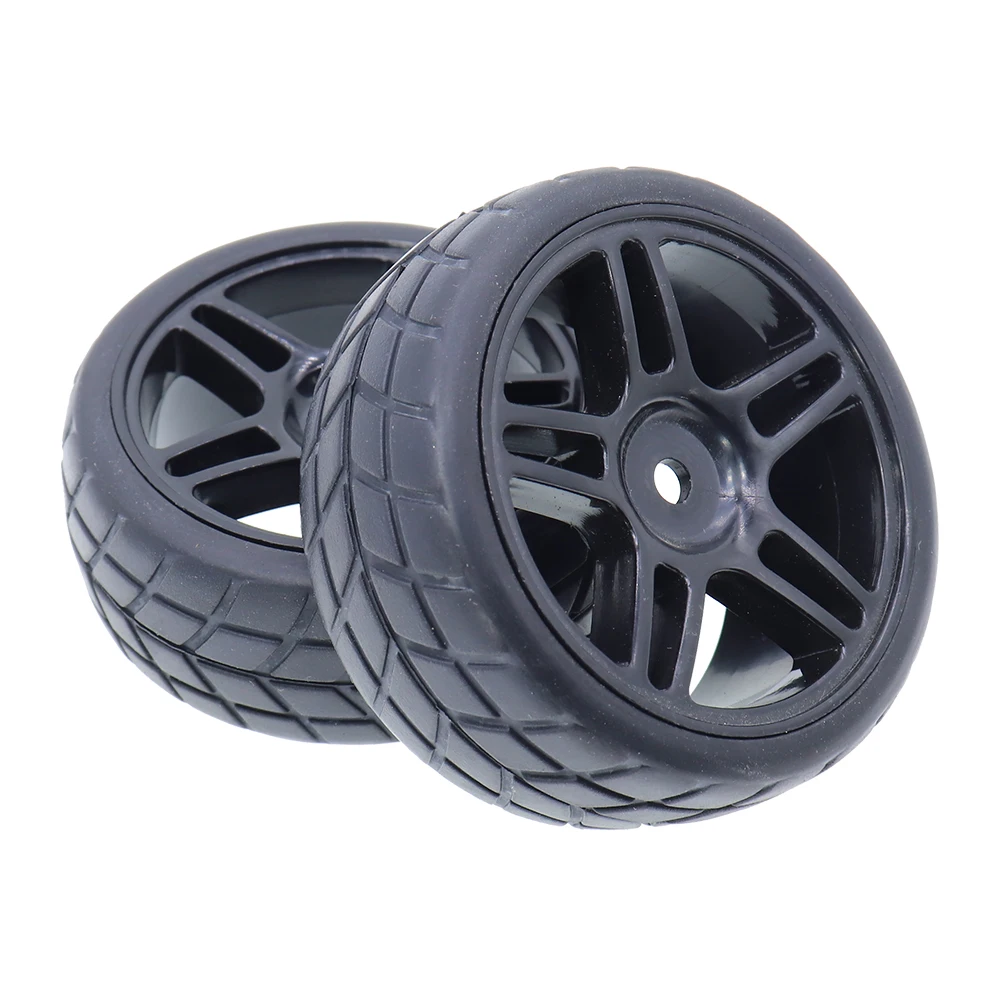 2PCS 1/10 RC On Road Tries 64mm for 1:10 Model Racing Car HSP HPI Tamiya Sakura D4 D3 RC4WD Touring Wheels 1.9inch Accessories | Игрушки и