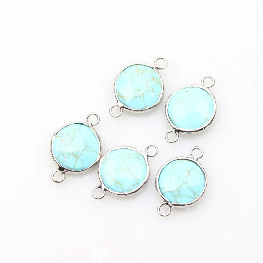 Натуральный зеленый камень модный кулон с кристаллами красивая капля воды