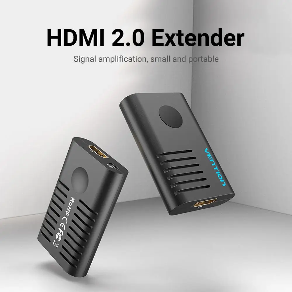 Удлинитель HDMI Vention удлинитель 2 0 Мама-мама ретранслятор до 10 м 60 усилитель сигнала