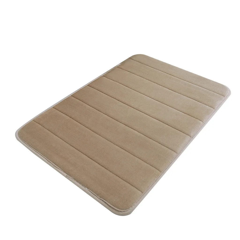 1 шт. Ванная комната Memory Foam коврик для ванной ковер Нескользящая впитывающая флис