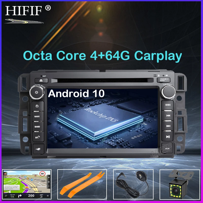 DSP Android 10 автомобильный dvd плеер для GMC Sierra Savana Sonoma Acadia Yukon Envoy Canyon стерео радио