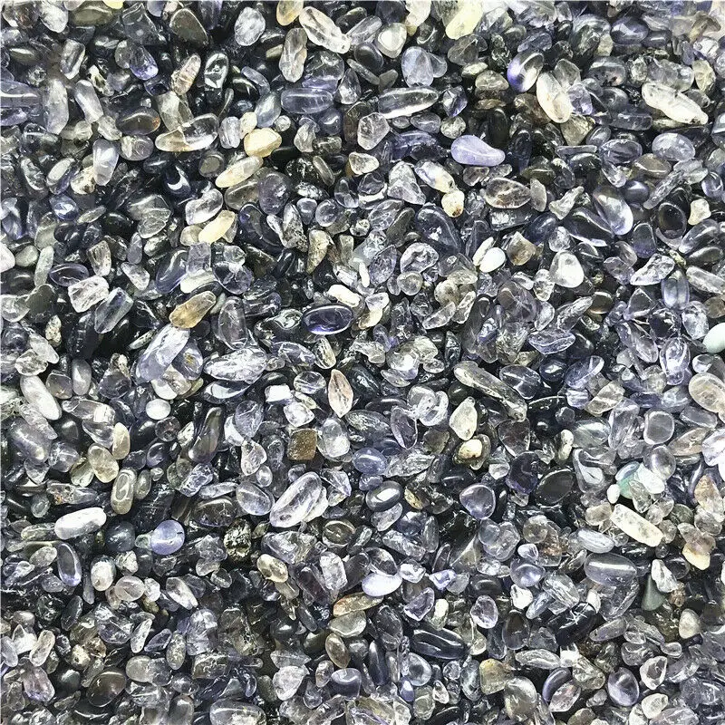 3-5 мм натуральный полированный иолит кристалл воды сапфир кордиерит минерал