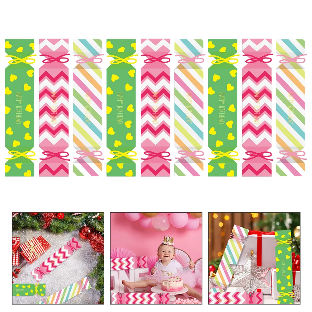 

9pcs Candy-shaped Gift Boxes Candy Storage Container for Kids Birthday Use