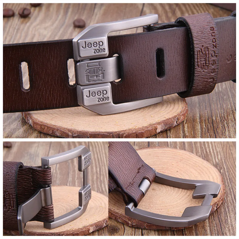 

Luxury Men Fashion Genuine Leather Belt Metal Buckle Vintage Designer Belt Brand Jeans Belt Designer Belt High Quality Men Belts