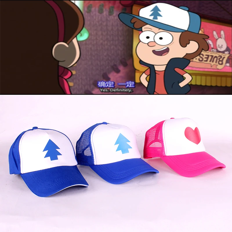 Бейсболка Гравити Фолз Кепка Диппер кепка s косплей новый странный маленький