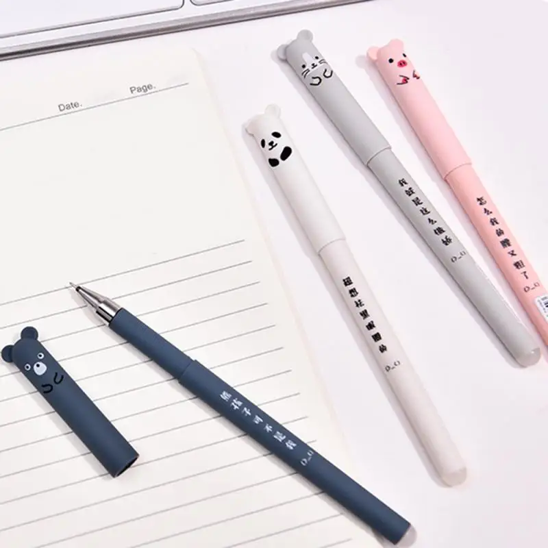 4 шт. стираемая Милая ручка 0 35 мм гелевая для офиса принадлежности Студенческая