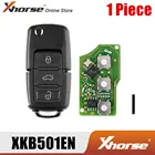 Универсальный пульт дистанционного управления с проводом XHORSE XKB501EN, 3 кнопки для Volkswagen B5, тип 3 кнопки, 1 шт.