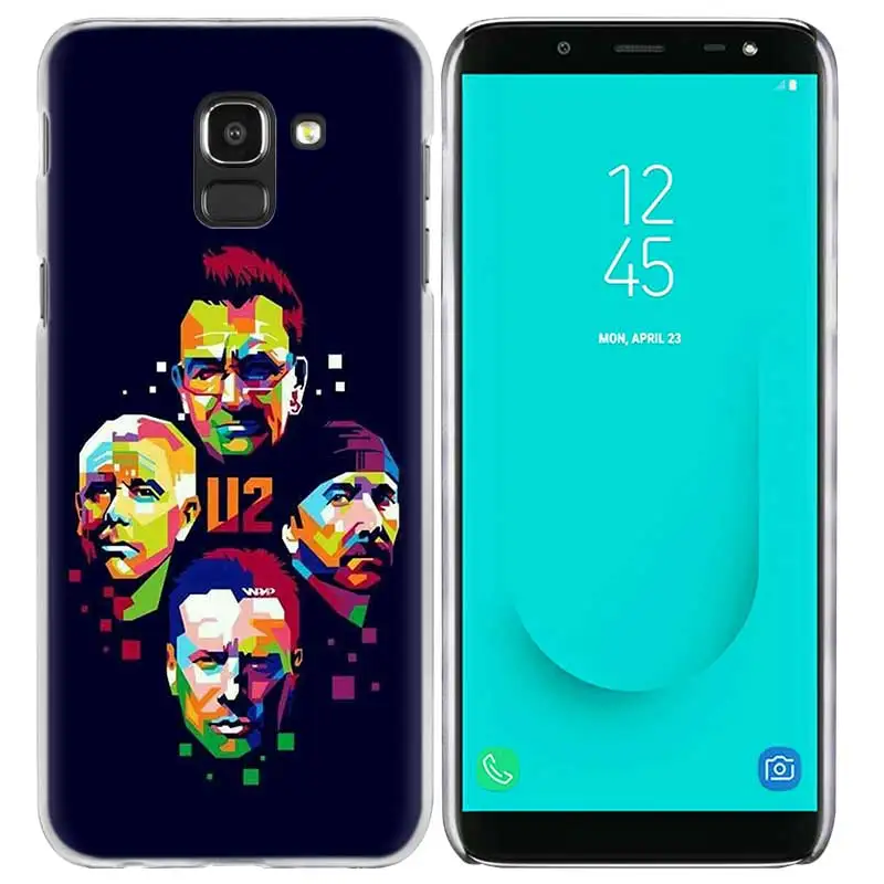 06 U2 Боно край чехол для samsung Galaxy A50 A80 A70 A60 A40 A30 A20 A20e A10 A9 A7 A6 Note 8, 9, 10, плюс 5G Funda Капа - Цвет: 06