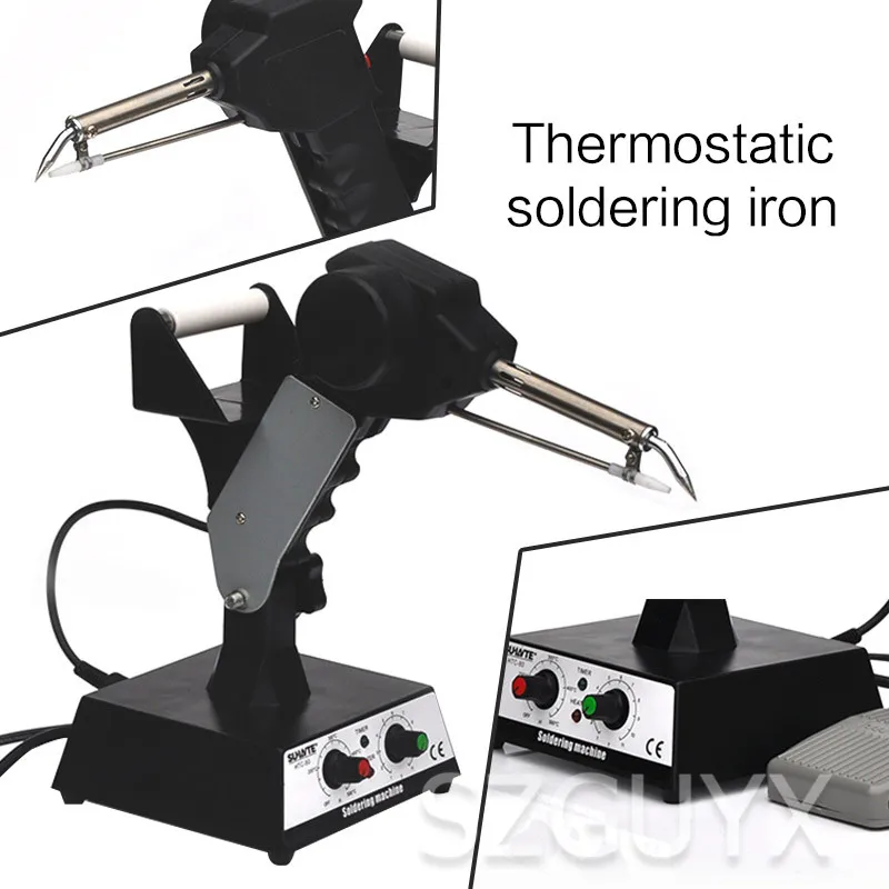 

Industrial manufacturing soldering machine Foot automatic soldering station Spot welding Adjustable thermostat electric iron