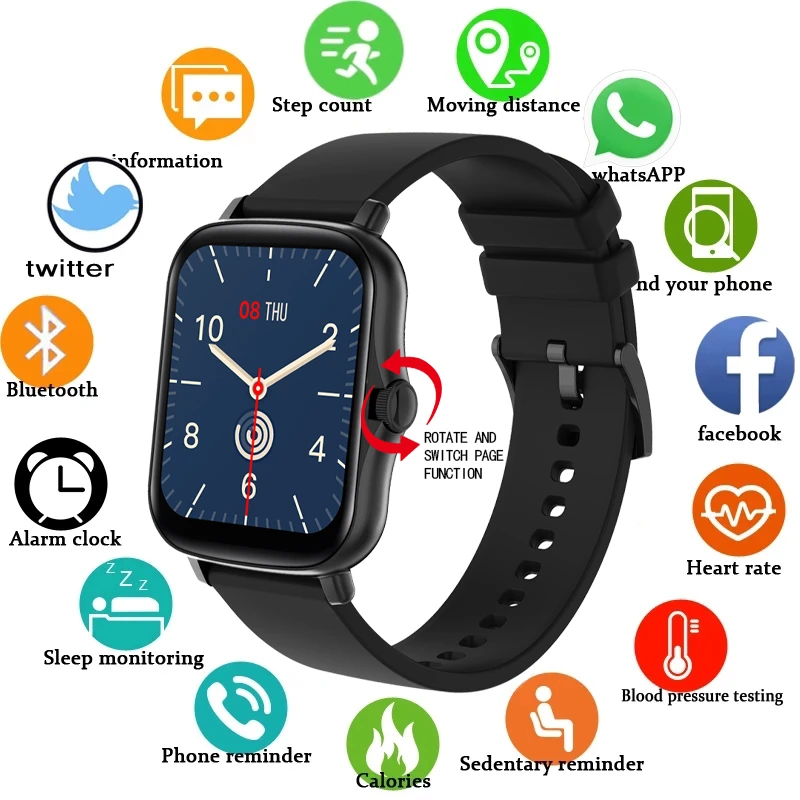 Женские Смарт часы в режиме реального времени прогноз погоды трекер активности