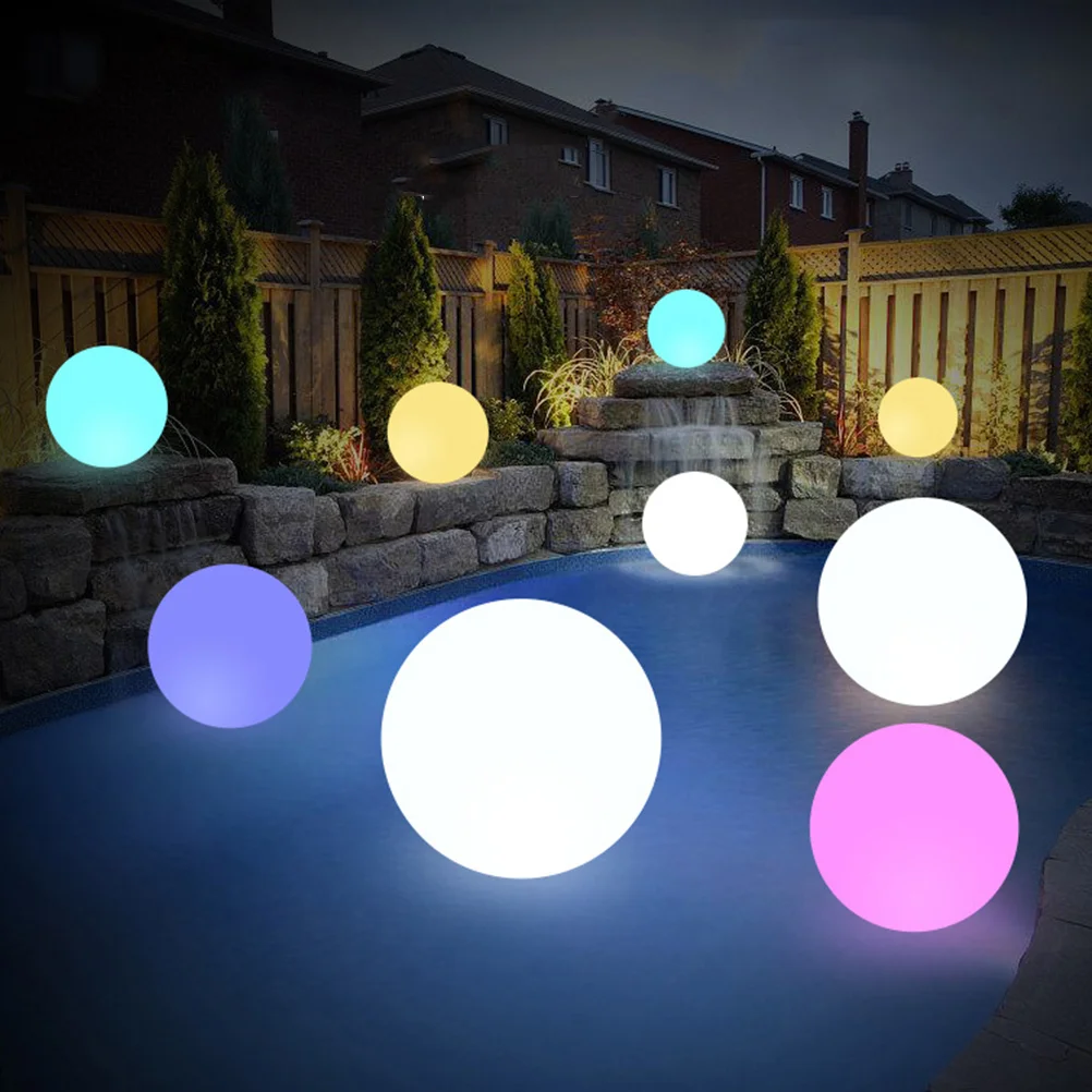 1 шт. 8 см креативная 16-цветная светодиодная светящаяся лампа двора