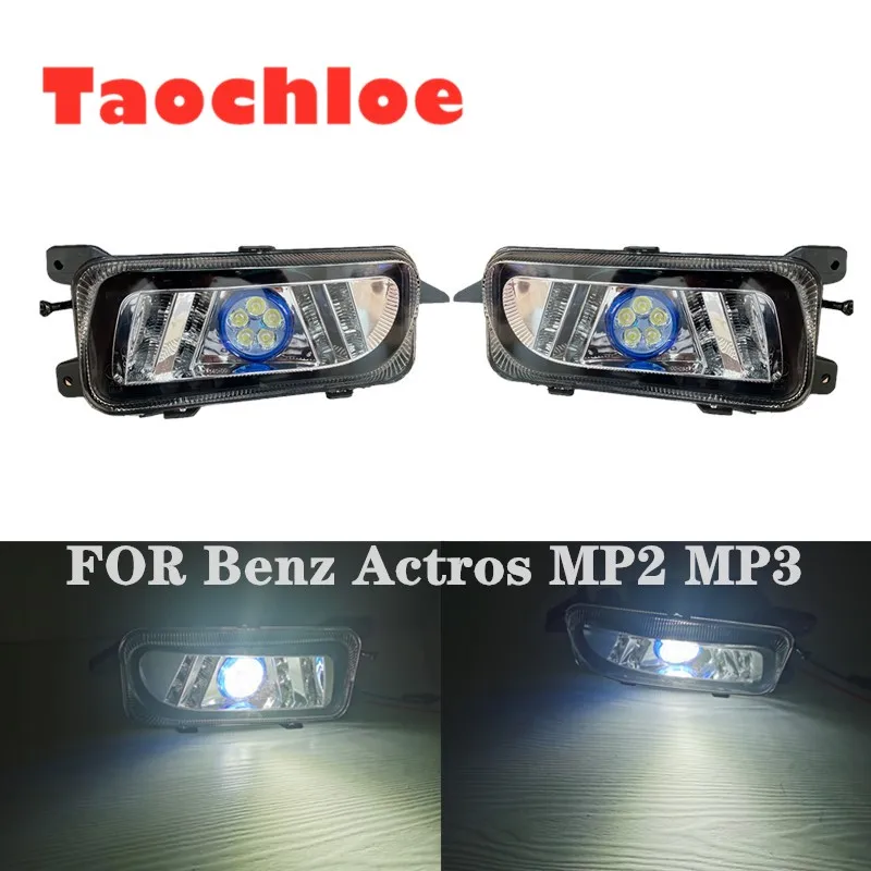 

1pcs RH LH LED fog Lamp for benz actros mp2 truck fog lamp 9438200156 9438200056 E APPROVE